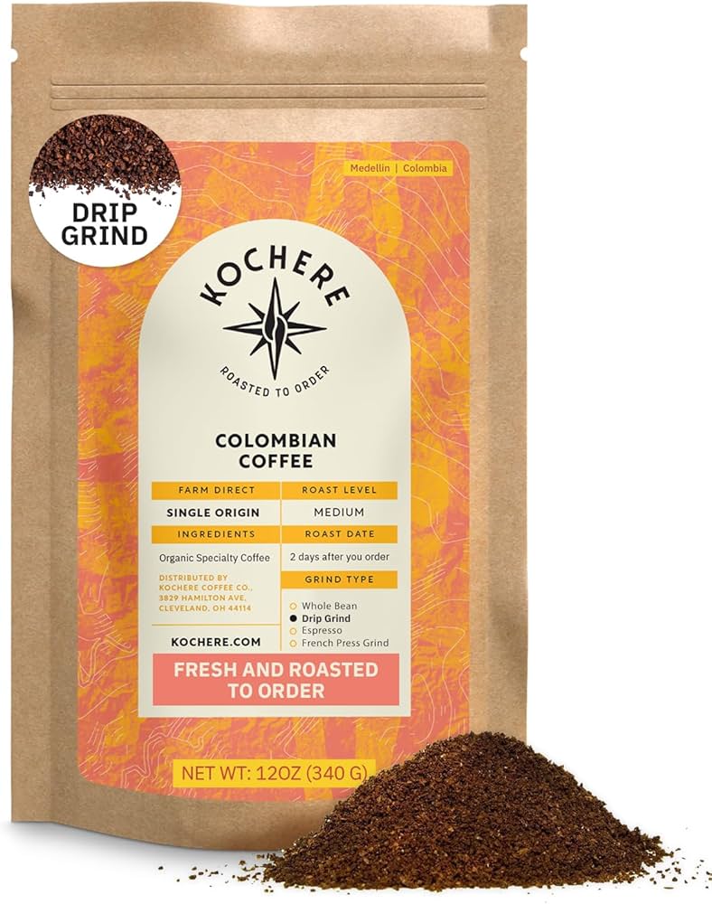 Premium Colombian coffee bag