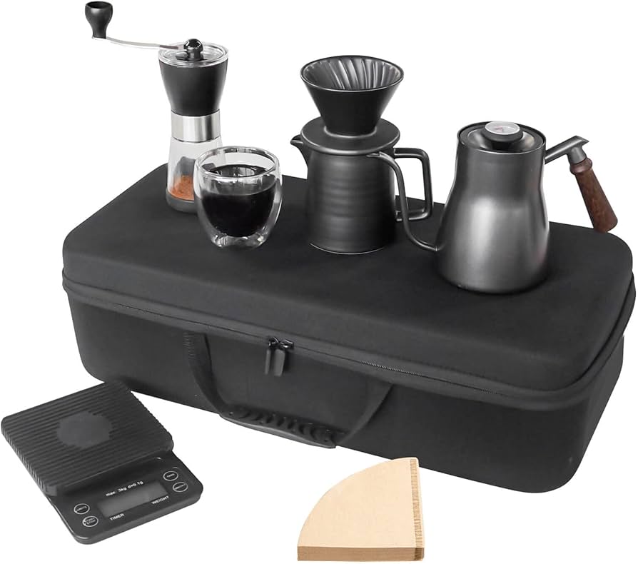 Complete pour-over brewing kit